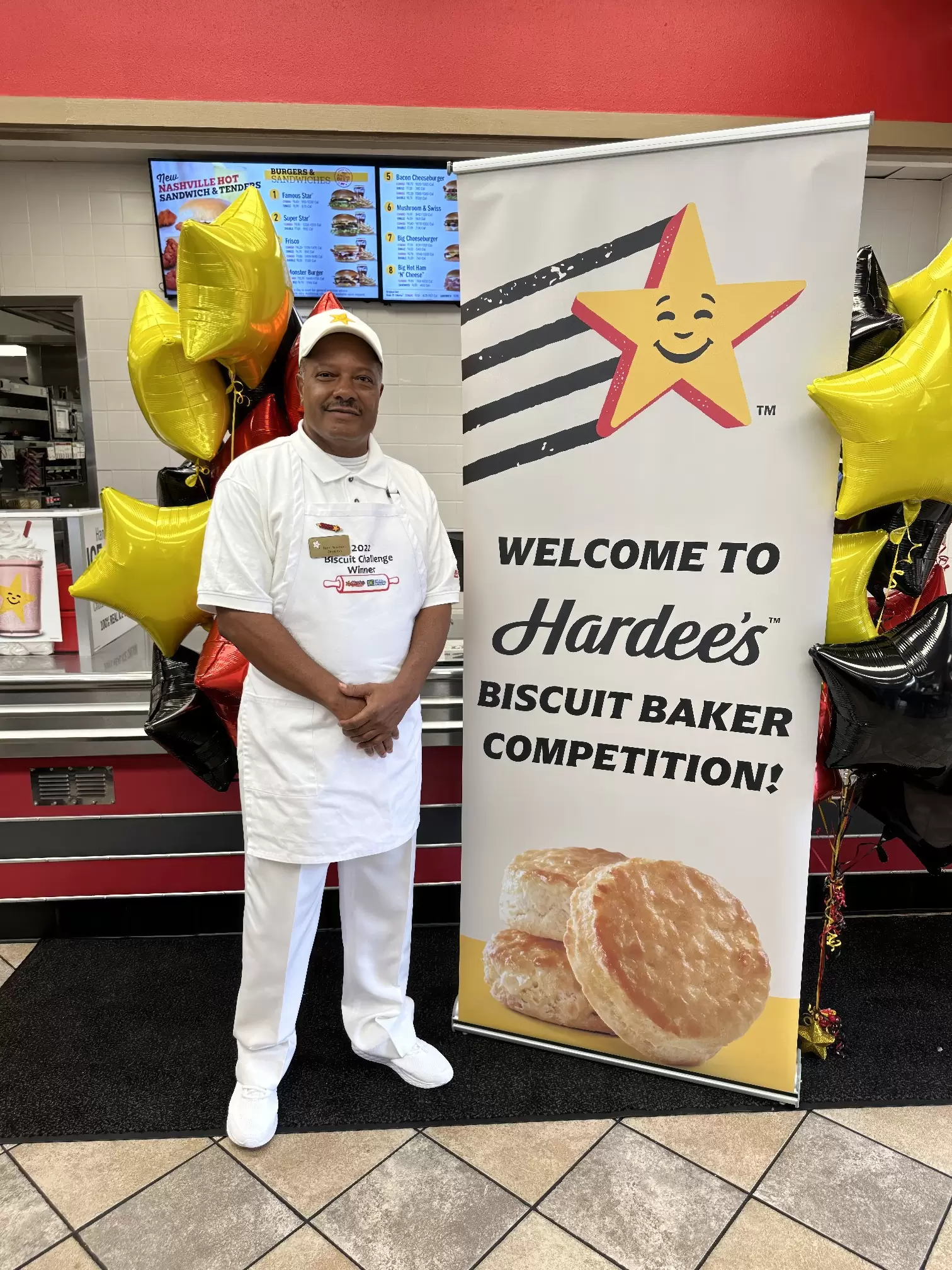 Biscuit Maker at Hardee's in Floyd, VA. Wins Top Award in Biscuit